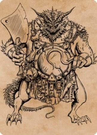 Thrakkus the Butcher Art Card [Commander Legends: Battle for Baldur's Gate Art Series]