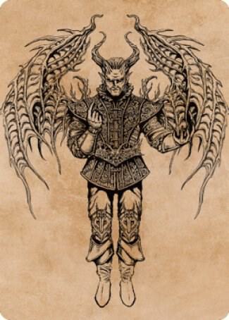 Raphael, Fiendish Savior Art Card (75) [Commander Legends: Battle for Baldur's Gate Art Series]
