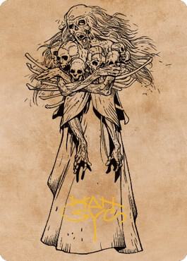 Myrkul, Lord of Bones Art Card (73) (Gold-Stamped Signature) [Commander Legends: Battle for Baldur's Gate Art Series]