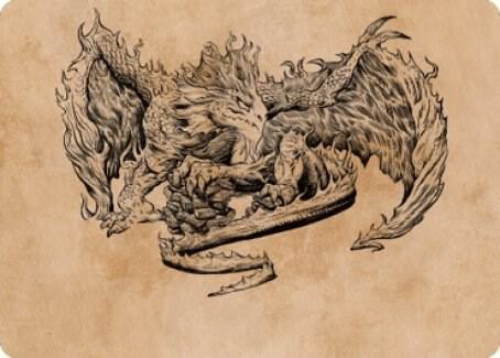 Miirym, Sentinel Wyrm Art Card [Commander Legends: Battle for Baldur's Gate Art Series]