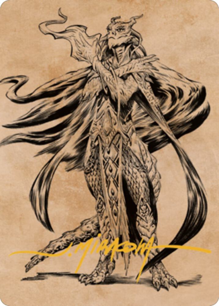 Lozhan, Dragons' Legacy Art Card (Gold-Stamped Signature) [Commander Legends: Battle for Baldur's Gate Art Series]