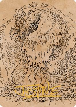 Nemesis Phoenix Art Card (Gold-Stamped Signature) [Commander Legends: Battle for Baldur's Gate Art Series]