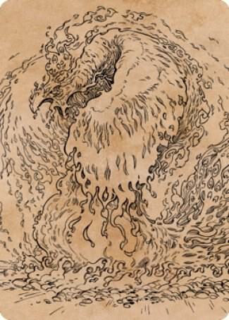 Nemesis Phoenix Art Card [Commander Legends: Battle for Baldur's Gate Art Series]
