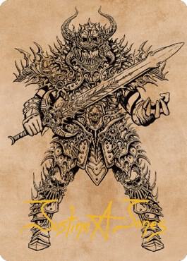 Sarevok, Deathbringer Art Card (Gold-Stamped Signature) [Commander Legends: Battle for Baldur's Gate Art Series]