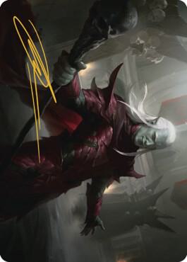 Baeloth Barrityl, Entertainer Art Card (Gold-Stamped Signature) [Commander Legends: Battle for Baldur's Gate Art Series]