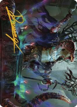Sivriss, Nightmare Speaker Art Card (32) (Gold-Stamped Signature) [Commander Legends: Battle for Baldur's Gate Art Series]