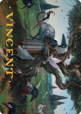 Kindred Discovery Art Card (Gold-Stamped Signature) [Commander Legends: Battle for Baldur's Gate Art Series]