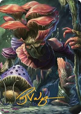 Myconid Spore Tender Art Card (Gold-Stamped Signature) [Commander Legends: Battle for Baldur's Gate Art Series]