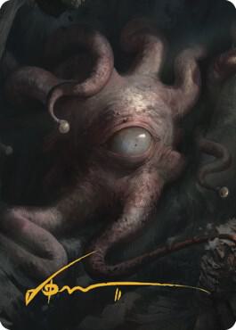 Consuming Aberration Art Card (Gold-Stamped Signature) [Commander Legends: Battle for Baldur's Gate Art Series]