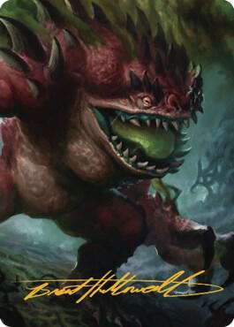 Hezrou Art Card (Gold-Stamped Signature) [Commander Legends: Battle for Baldur's Gate Art Series]