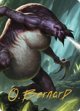Ettercap Art Card (Gold-Stamped Signature) [Commander Legends: Battle for Baldur's Gate Art Series]