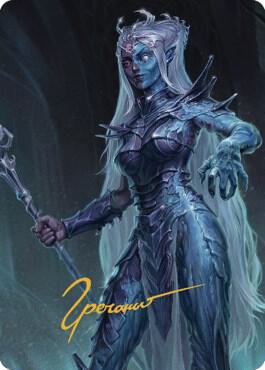 Mocking Doppelganger Art Card (Gold-Stamped Signature) [Commander Legends: Battle for Baldur's Gate Art Series]