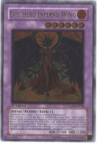 Evil Hero Inferno Wing [GLAS-EN038] Ultimate Rare