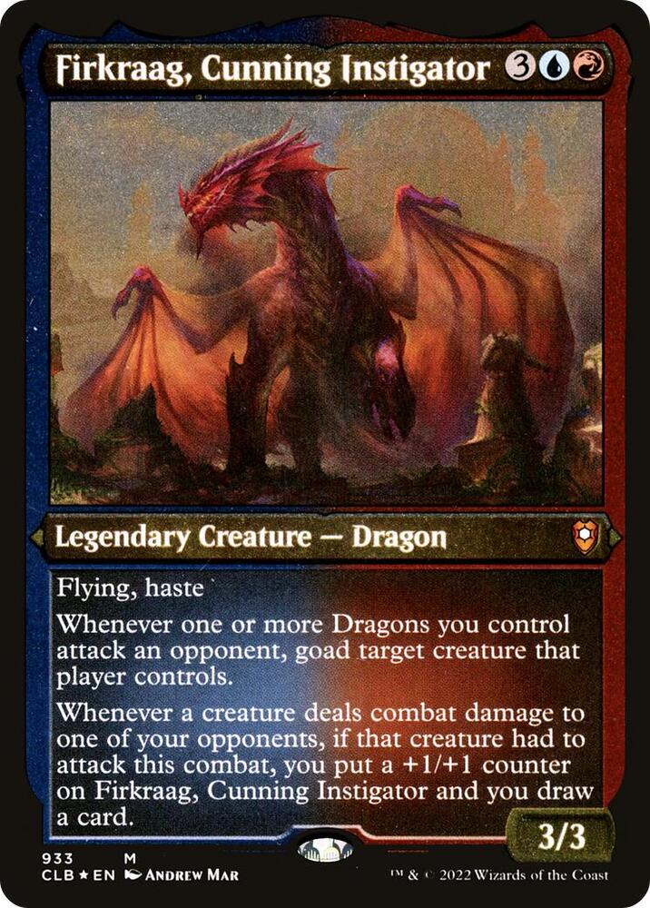 Firkraag, Cunning Instigator (Display Commander) (Foil Etched) [Commander Legends: Battle for Baldur's Gate]