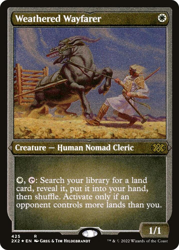 Weathered Wayfarer (Foil Etched) [Double Masters 2022]