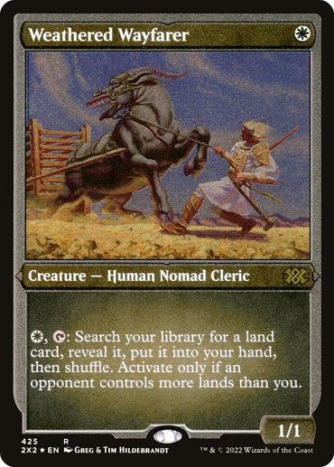 Weathered Wayfarer (Foil Etched) [Double Masters 2022]