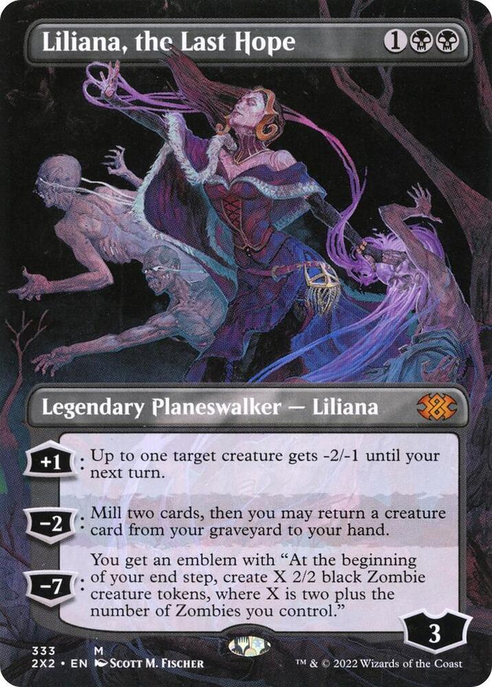 Liliana, the Last Hope (Borderless) [Double Masters 2022]