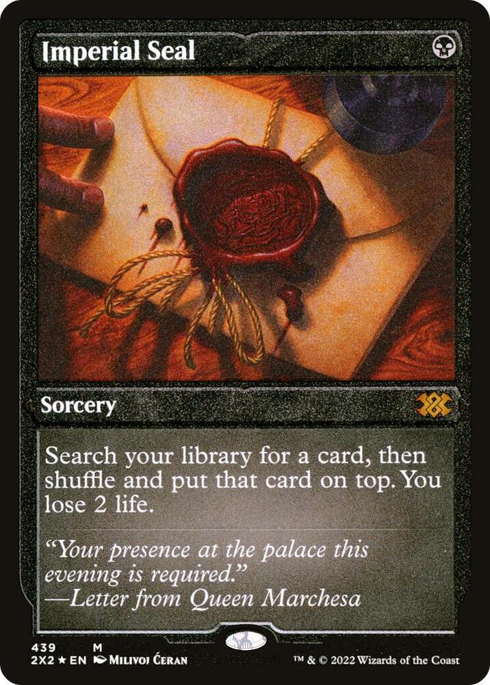 Imperial Seal (Foil Etched) [Double Masters 2022]