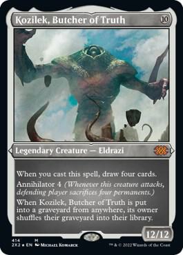 Kozilek, Butcher of Truth (Foil Etched) [Double Masters 2022]