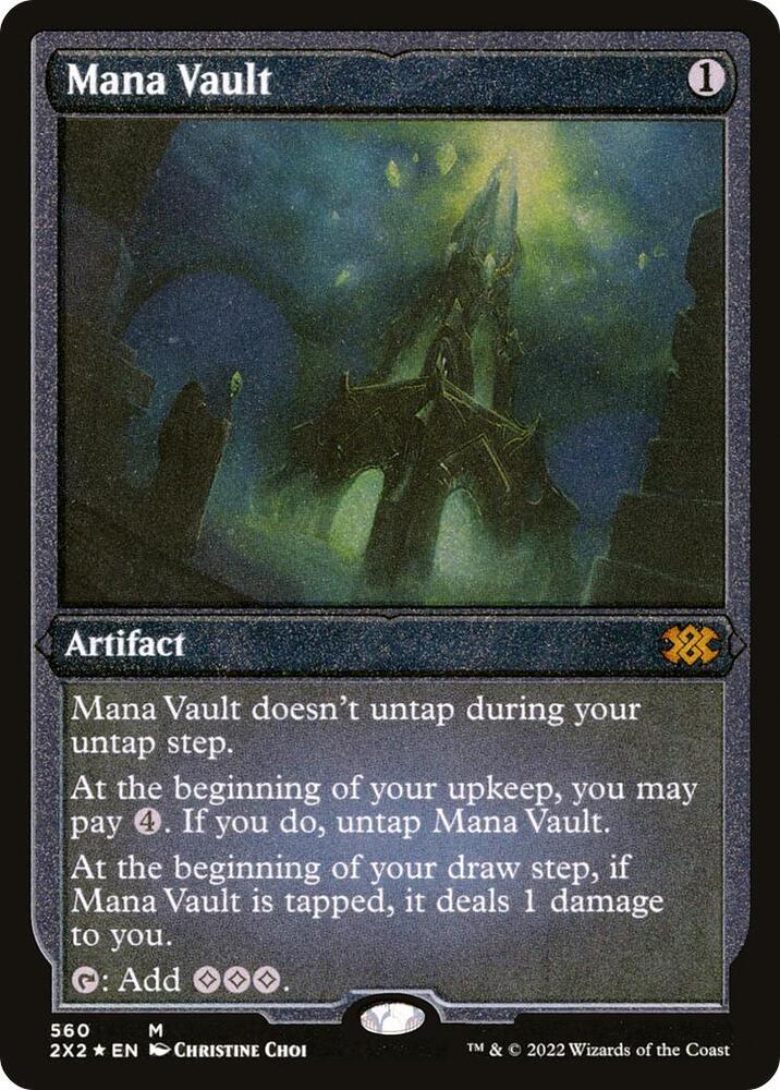 Mana Vault (Foil Etched) [Double Masters 2022]