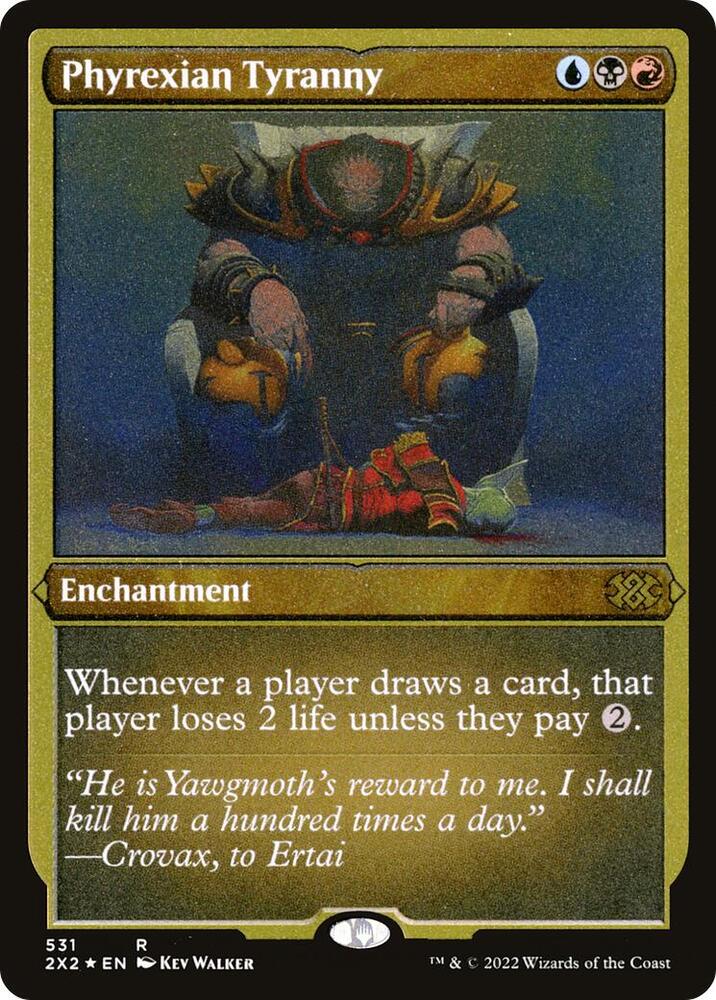 Phyrexian Tyranny (Foil Etched) [Double Masters 2022]
