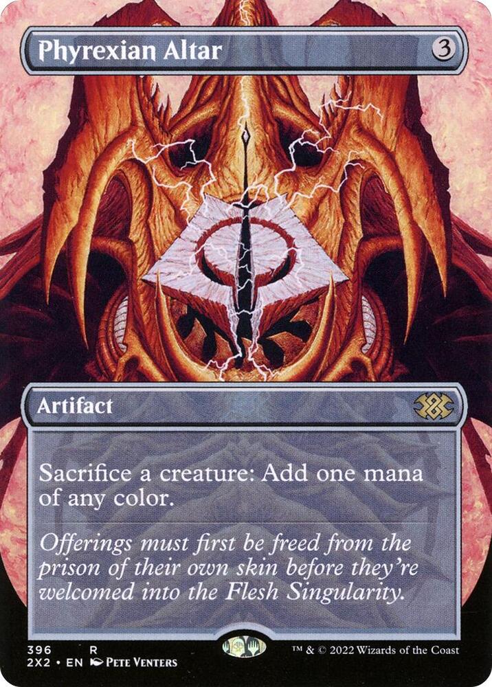 Phyrexian Altar (Borderless Alternate Art) [Double Masters 2022]