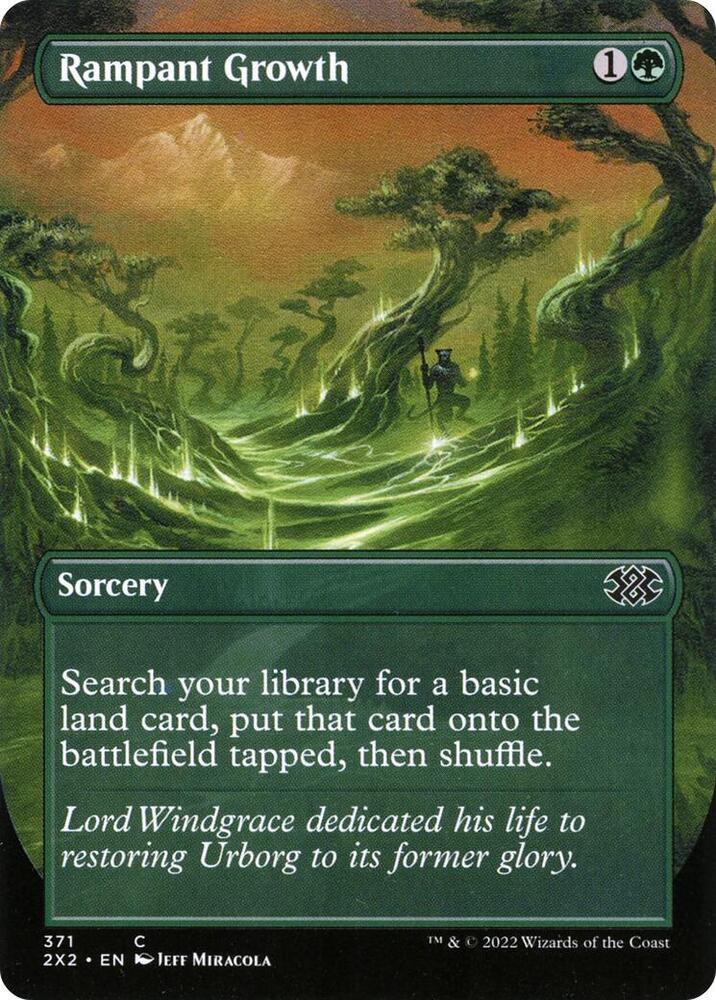 Rampant Growth (Borderless Alternate Art) [Double Masters 2022]