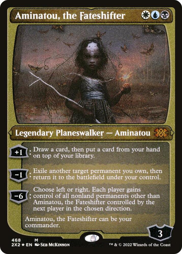 Aminatou, the Fateshifter (Foil Etched) [Double Masters 2022]