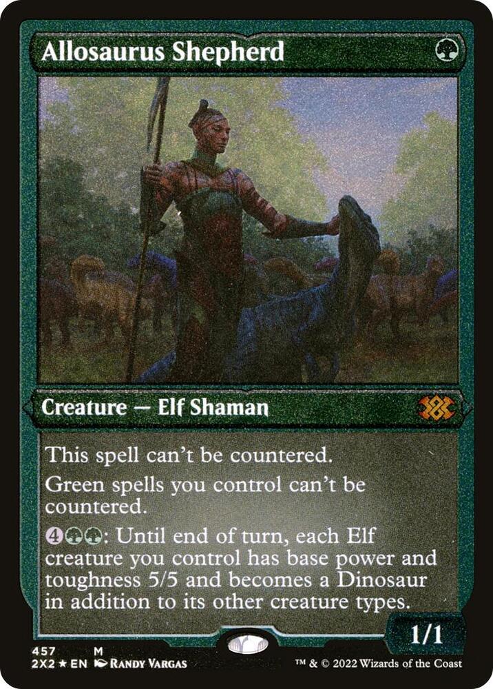 Allosaurus Shepherd (Foil Etched) [Double Masters 2022]
