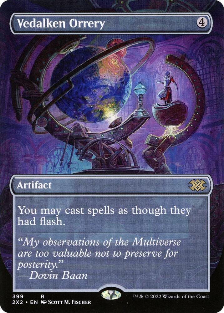 Vedalken Orrery (Borderless Alternate Art) [Double Masters 2022]