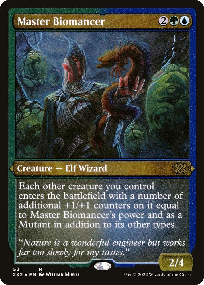 Master Biomancer (Foil Etched) [Double Masters 2022]