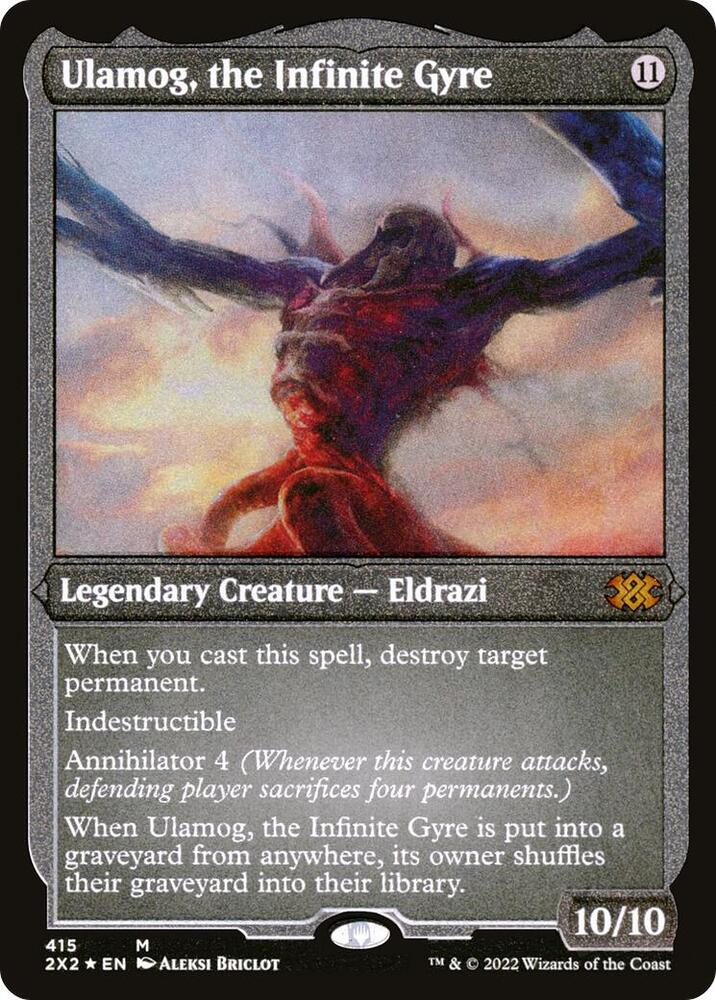 Ulamog, the Infinite Gyre (Foil Etched) [Double Masters 2022]