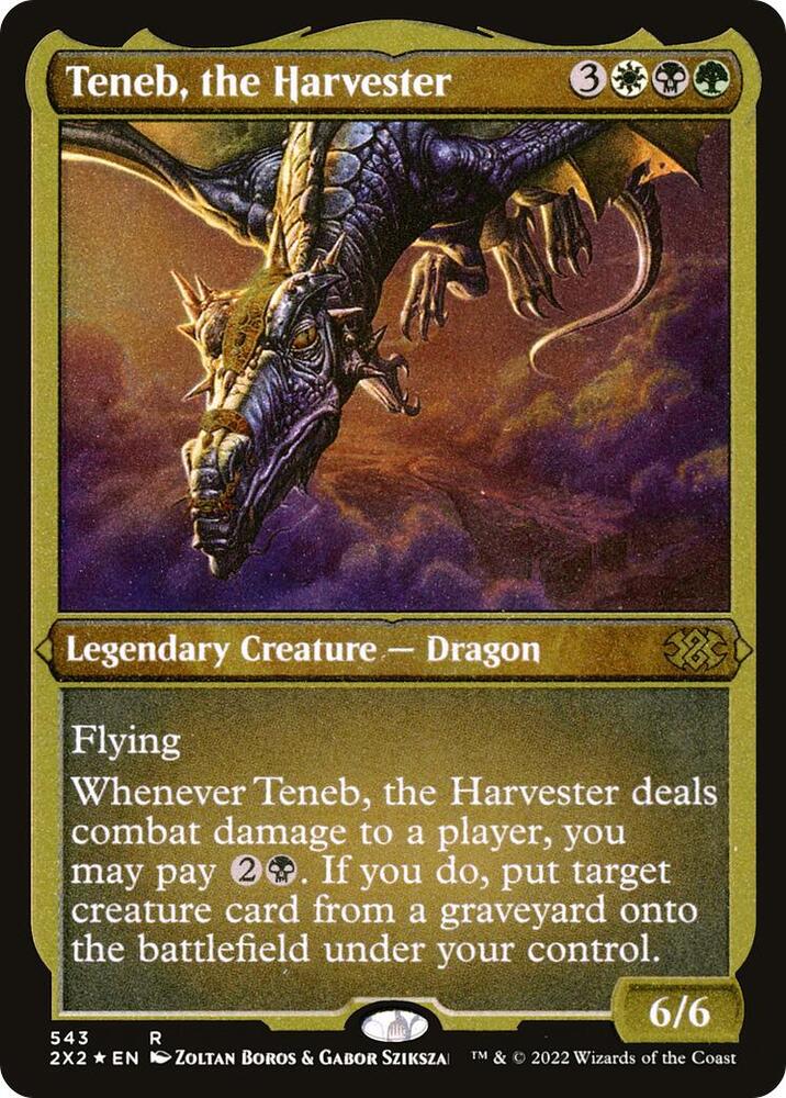 Teneb, the Harvester (Foil Etched) [Double Masters 2022]
