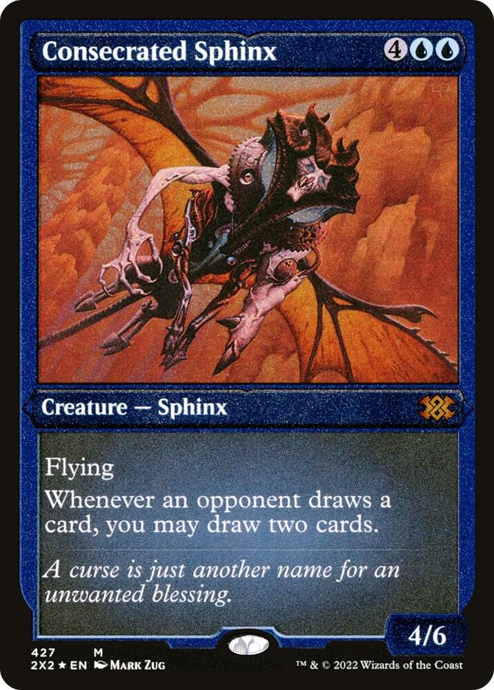 Consecrated Sphinx (Foil Etched) [Double Masters 2022]