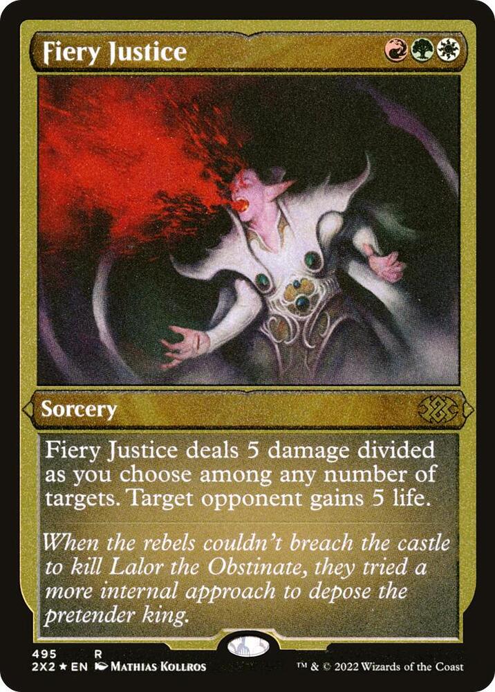 Fiery Justice (Foil Etched) [Double Masters 2022]