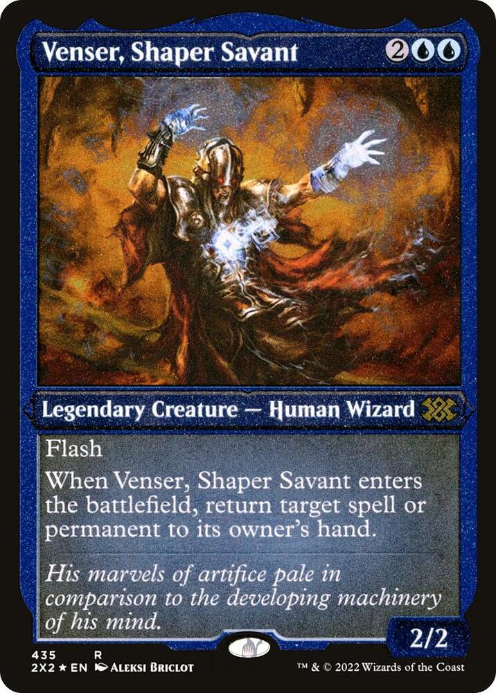 Venser, Shaper Savant (Foil Etched) [Double Masters 2022]