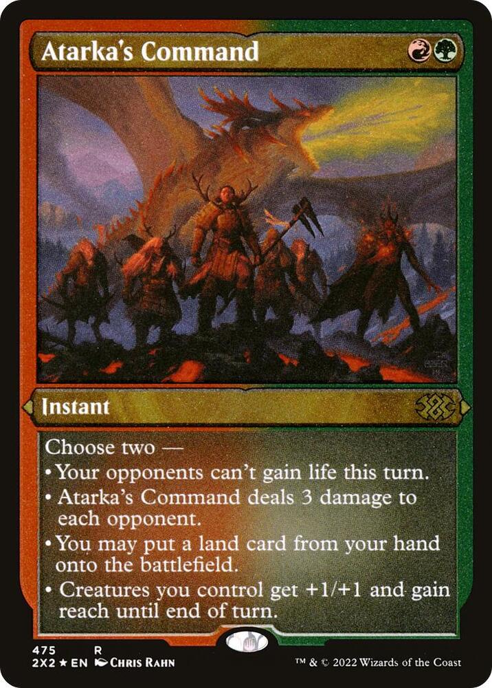 Atarka's Command (Foil Etched) [Double Masters 2022]