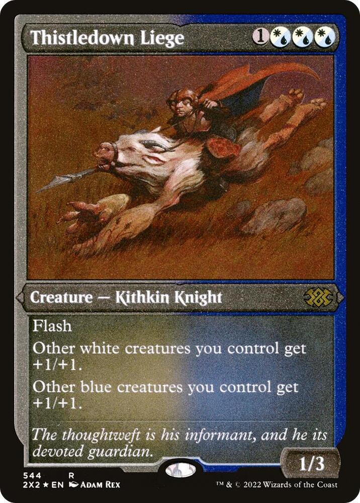 Thistledown Liege (Foil Etched) [Double Masters 2022]