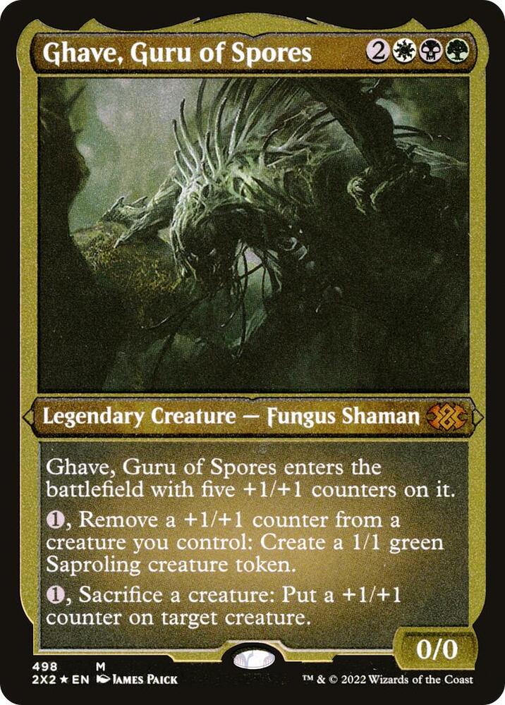 Ghave, Guru of Spores (Foil Etched) [Double Masters 2022]