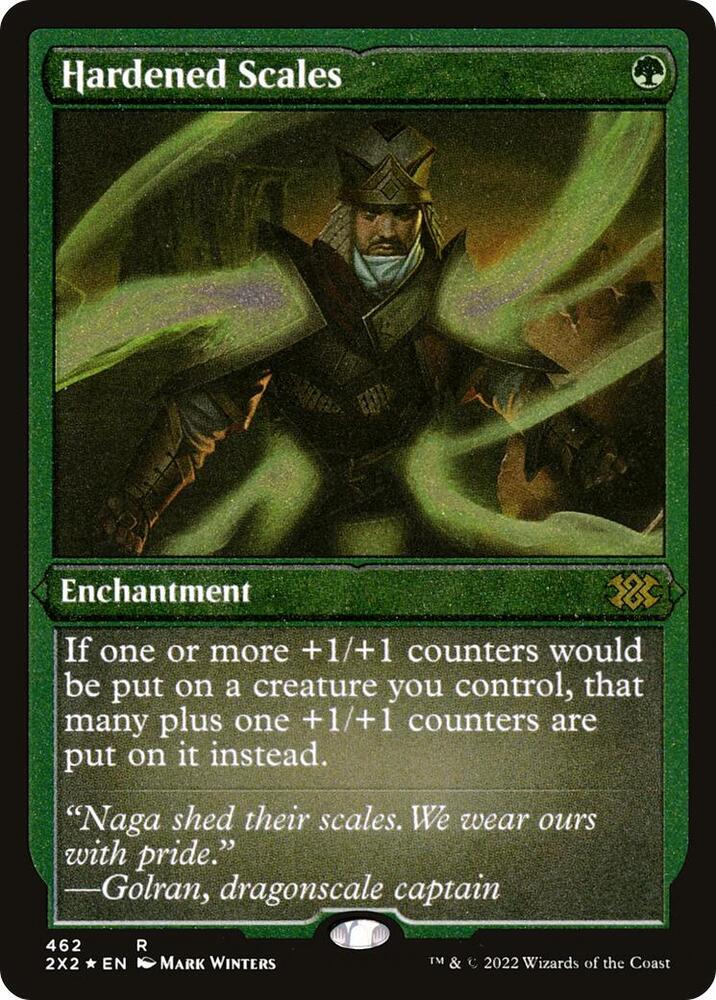 Hardened Scales (Foil Etched) [Double Masters 2022]
