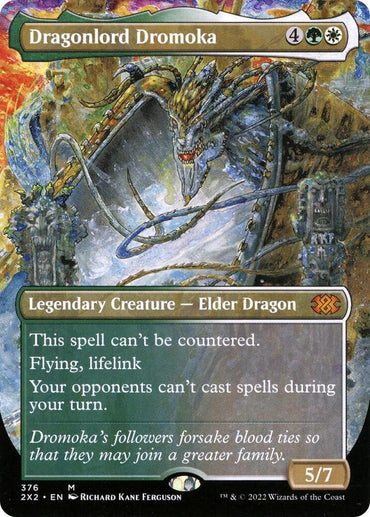Dragonlord Dromoka (Borderless Alternate Art) [Double Masters 2022]