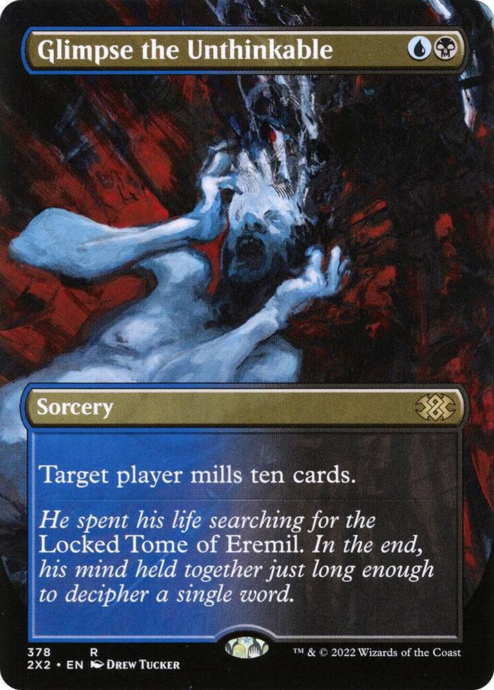 Glimpse the Unthinkable (Borderless Alternate Art) [Double Masters 2022]