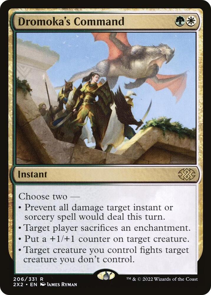 Dromoka's Command [Double Masters 2022]