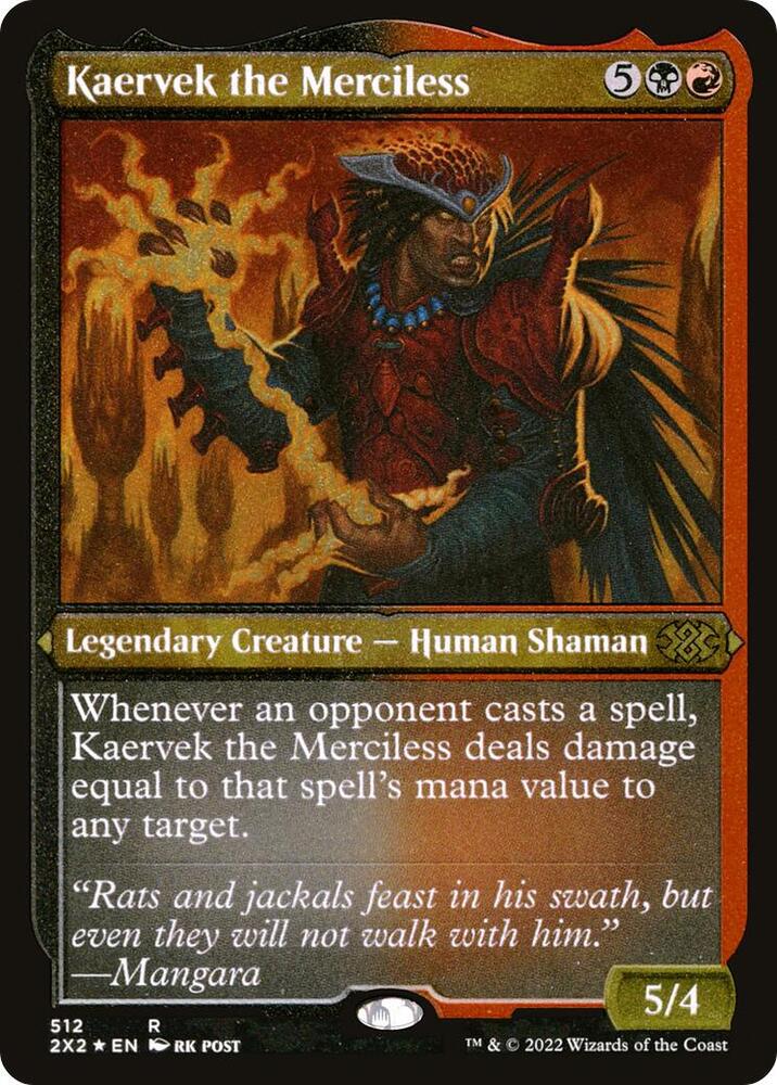Kaervek the Merciless (Foil Etched) [Double Masters 2022]