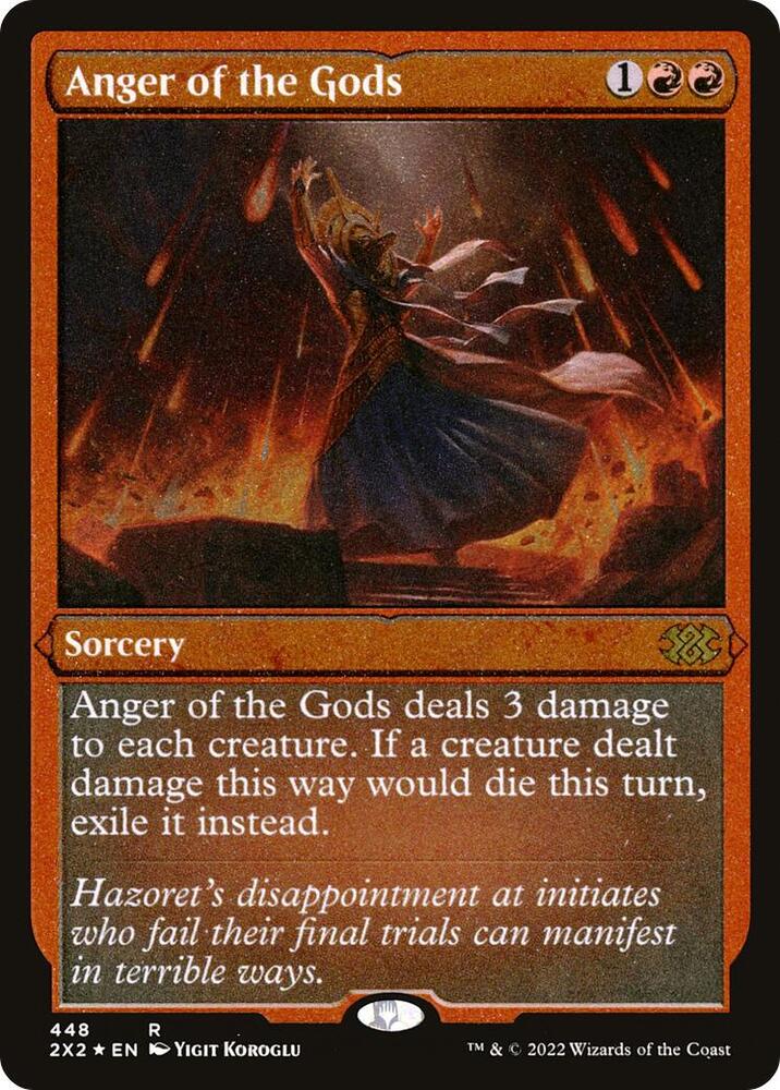 Anger of the Gods (Foil Etched) [Double Masters 2022]