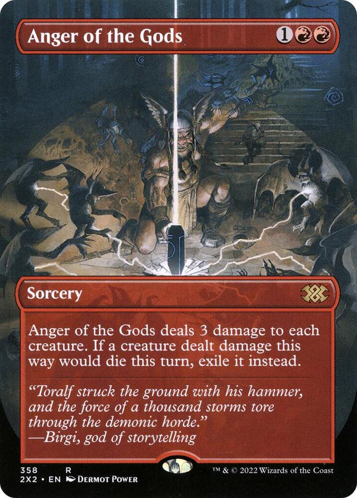 Anger of the Gods (Borderless Alternate Art) [Double Masters 2022]