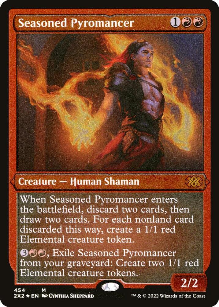 Seasoned Pyromancer (Foil Etched) [Double Masters 2022]