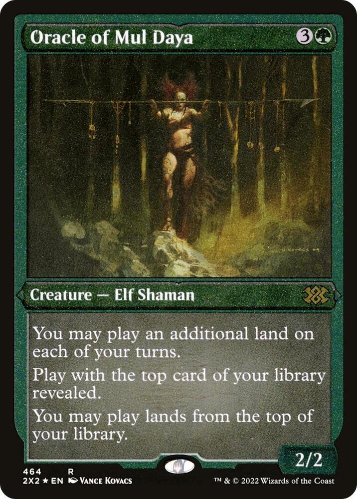 Oracle of Mul Daya (Foil Etched) [Double Masters 2022]