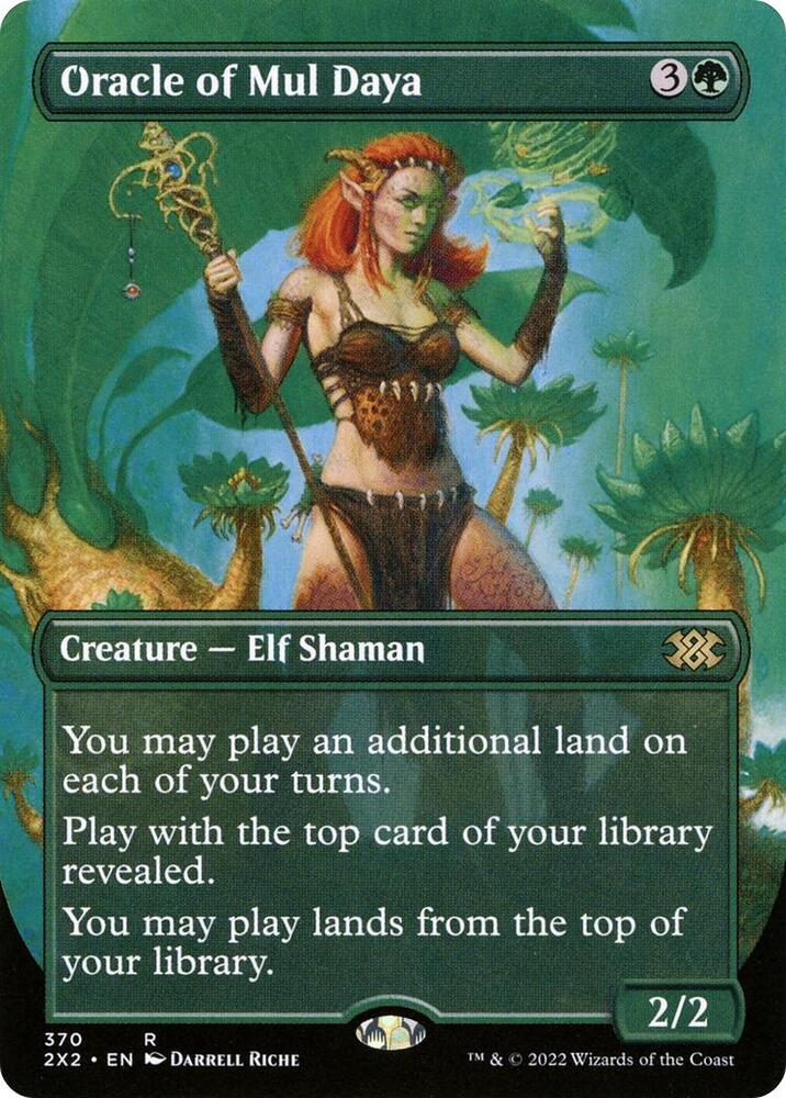 Oracle of Mul Daya (Borderless Alternate Art) [Double Masters 2022]