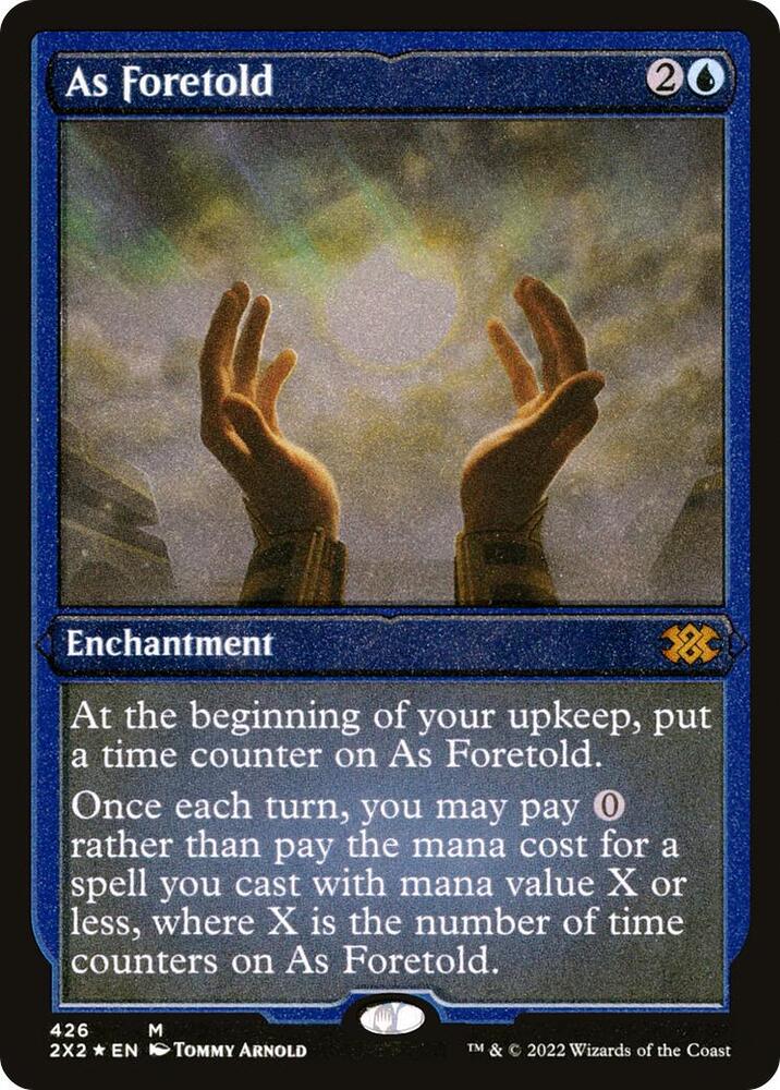 As Foretold (Foil Etched) [Double Masters 2022]
